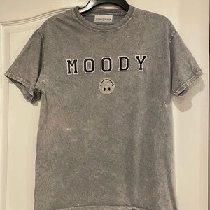 COPY - Women’s Boutique Distressed Vintage Couture Gray “Moody” Shirt Size Medi…